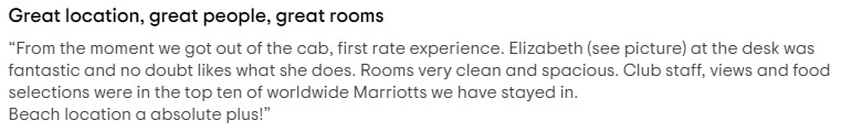 Guest review